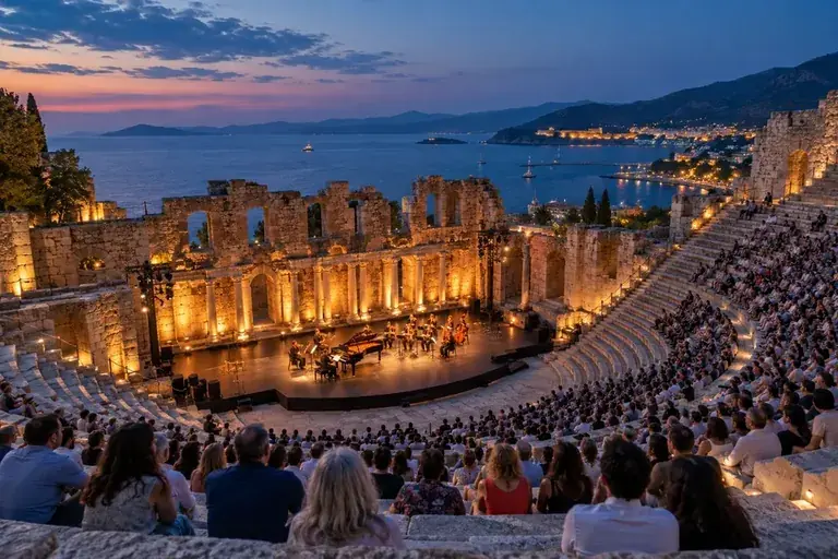 Türkiye antik tiyatrosunda kültürel müzik festivali
